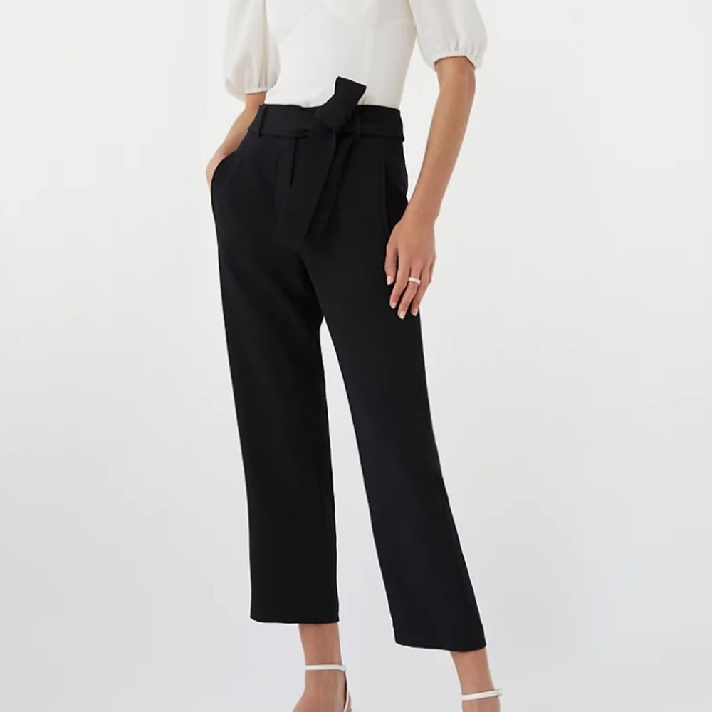 Aritzia Wilfred Tie-Front Pants in Black